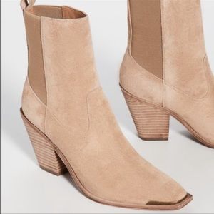 Sigerson Morrison Tan Faith Ankle Booties